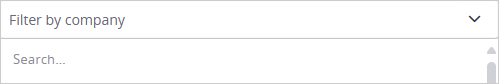 Company search field
